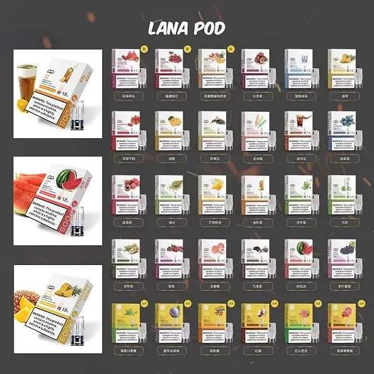 LANA 煙彈冰紅茶口味|2.5ml*3入 · 適配一代通用主機 - 台灣現貨 - 買十盒送一盒:圖片 2